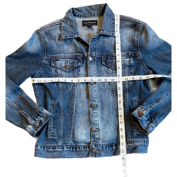 Lucky Brand Tomboy Trucker Jean Jacket, Sz. M - Picture 8 of 9